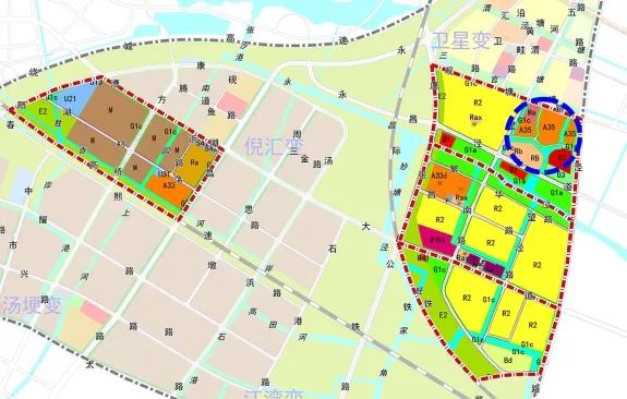 环漕湖及北桥综合功能区漕湖北桥东部南部片区最新规划调整