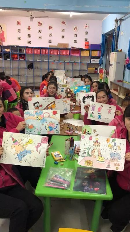 东方英才国际幼儿园教师绘画基本功考核圆满成功