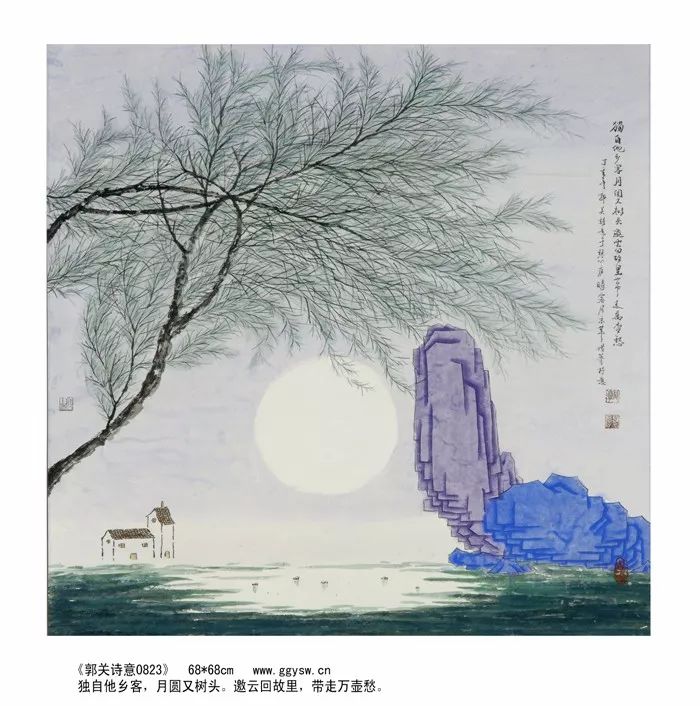 出关后研习中观,唯识学,画风大变;晓音律,好古琴,南宋琴家郭楚望后裔