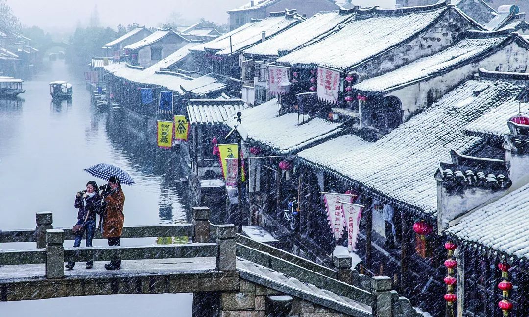 冬天的江南美得不像话,我想和你谈一场风花雪月的恋爱