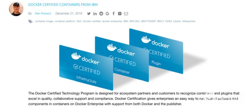 IBM與Docker擴大合作，Db2、Websphere Liberty 科技 第1張