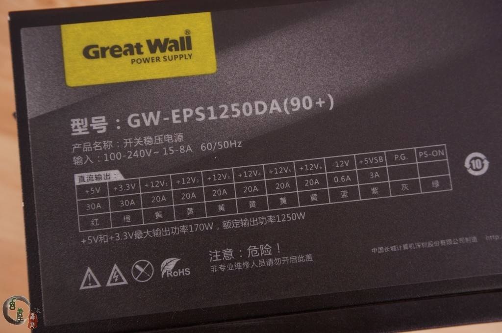 149元包郵的礦渣電源到了，長城巨龍1250W，還是全模組金牌的 科技 第5張