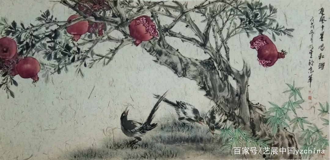 艺展中国李明圣中国画作品欣赏