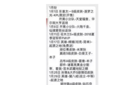 王者榮耀: 賽季皮膚曝光， 鐘馗資格被取消， 情人節皮膚已經確認 遊戲 第4張