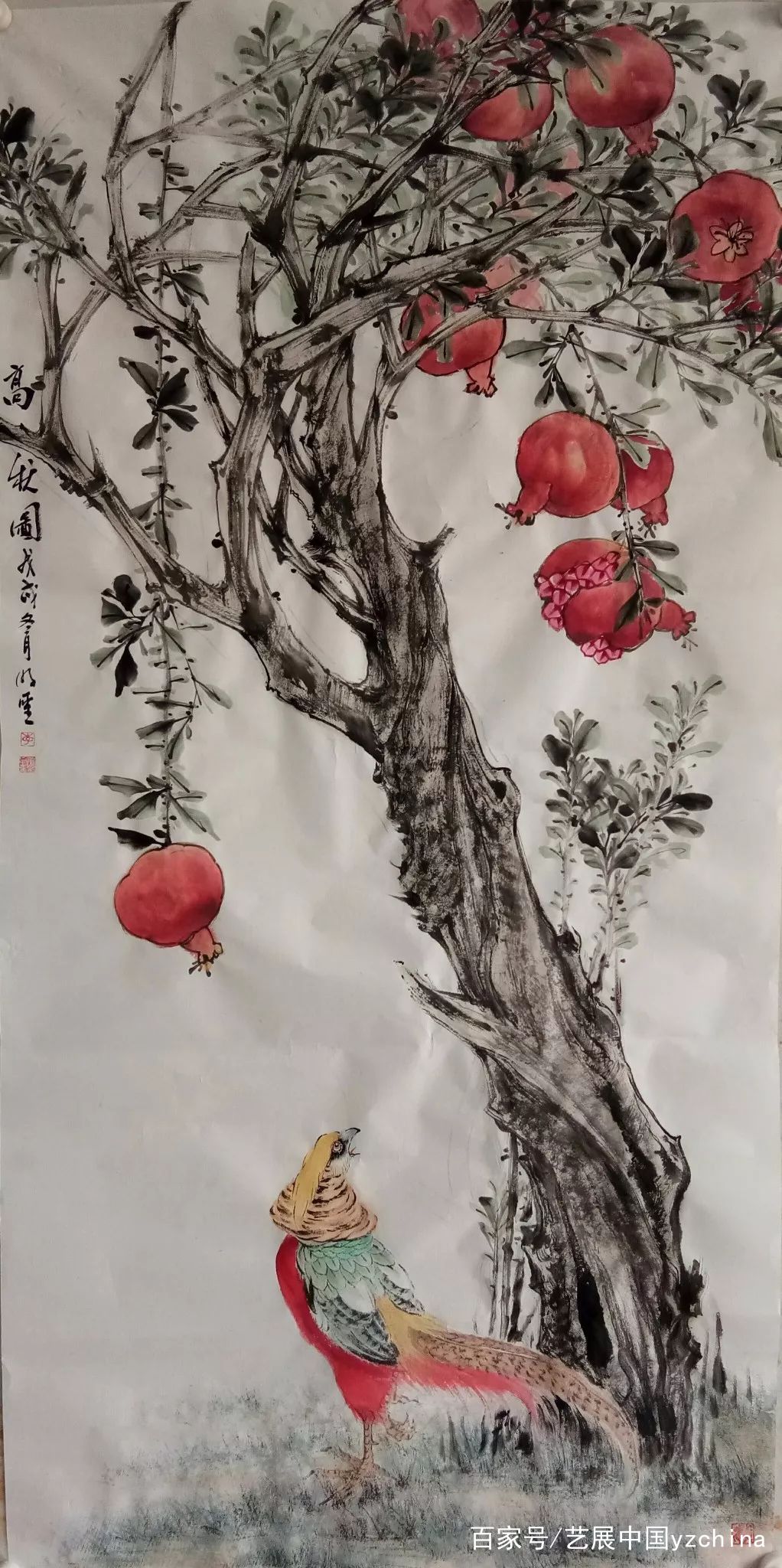 艺展中国李明圣中国画作品欣赏