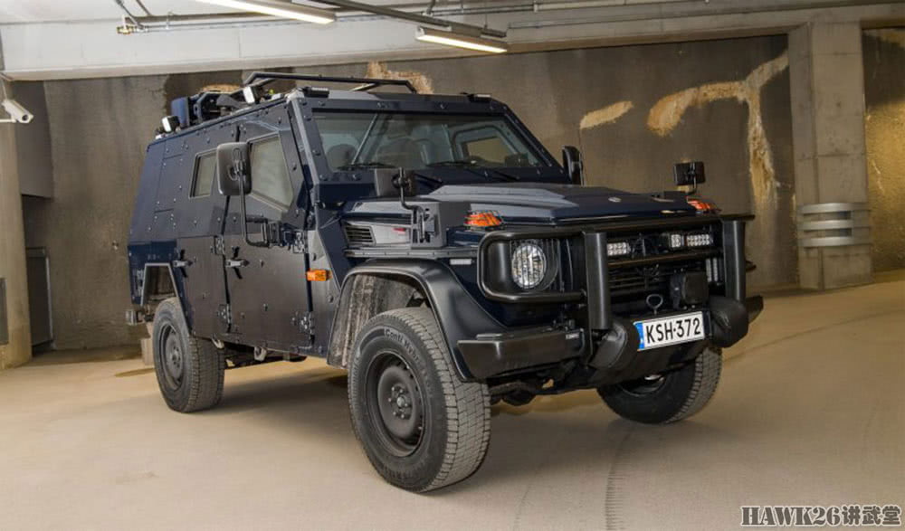 芬兰警方晒全新梅赛德斯-奔驰轻型装甲车 价值40万欧元