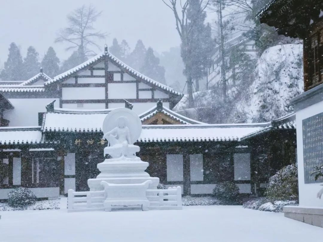 上次下雪没玩够大径山即将迎来今冬第二场雪