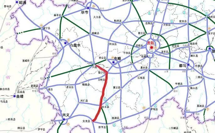 显示,六安高速公路起于六枝南部的同云村,与都香国高(g7611)搭接,于