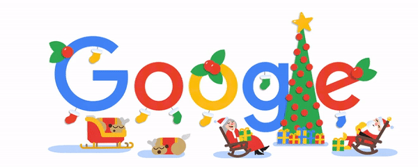 [图]庆祝2018年圣诞节，谷歌上线两款涂鸦