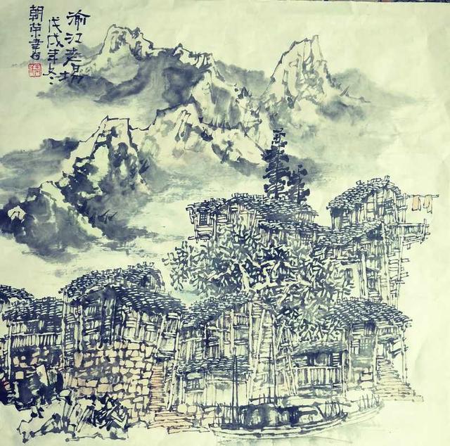 28,惠广的钢笔淡彩29,喜杨杨的石头画30,海之麟的钢笔淡彩31,作者