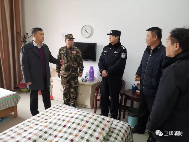 卫辉市政法委书记王明辉带队深入社会单位开展消防安全大排查大整治