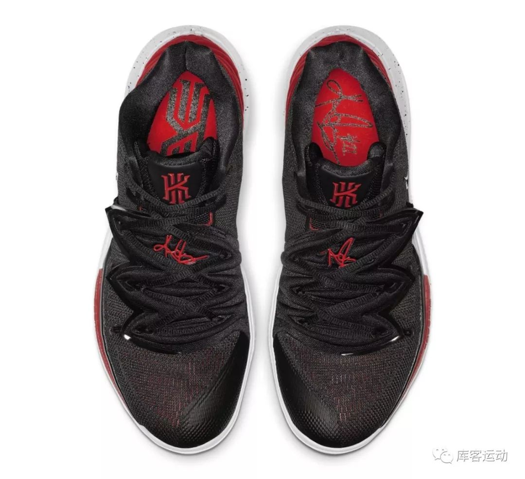 nikekyrie5欧文5黑红配色