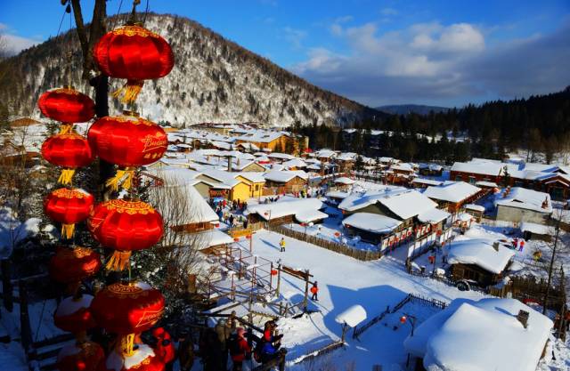 【冰雪旅游】中国雪谷—最具特色的东北小村