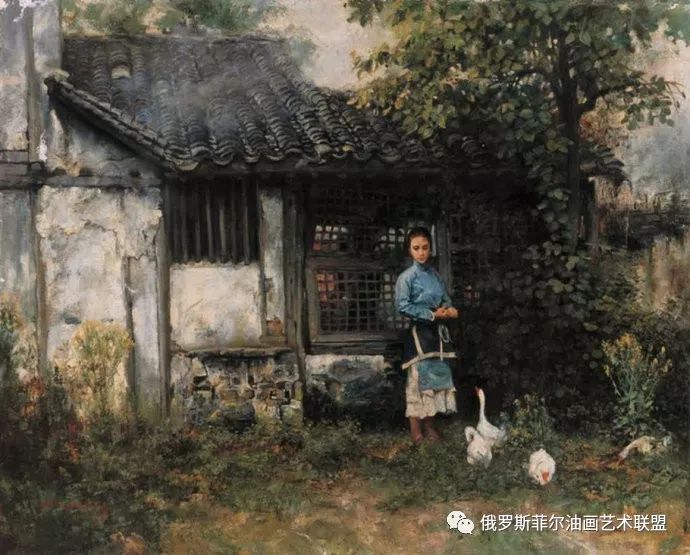 经典油画中国画家潘鸿海风景油画作品欣赏