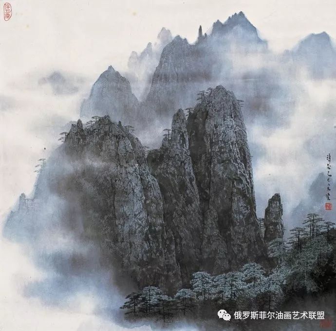 中国画家宋涤山水画作品选赏析