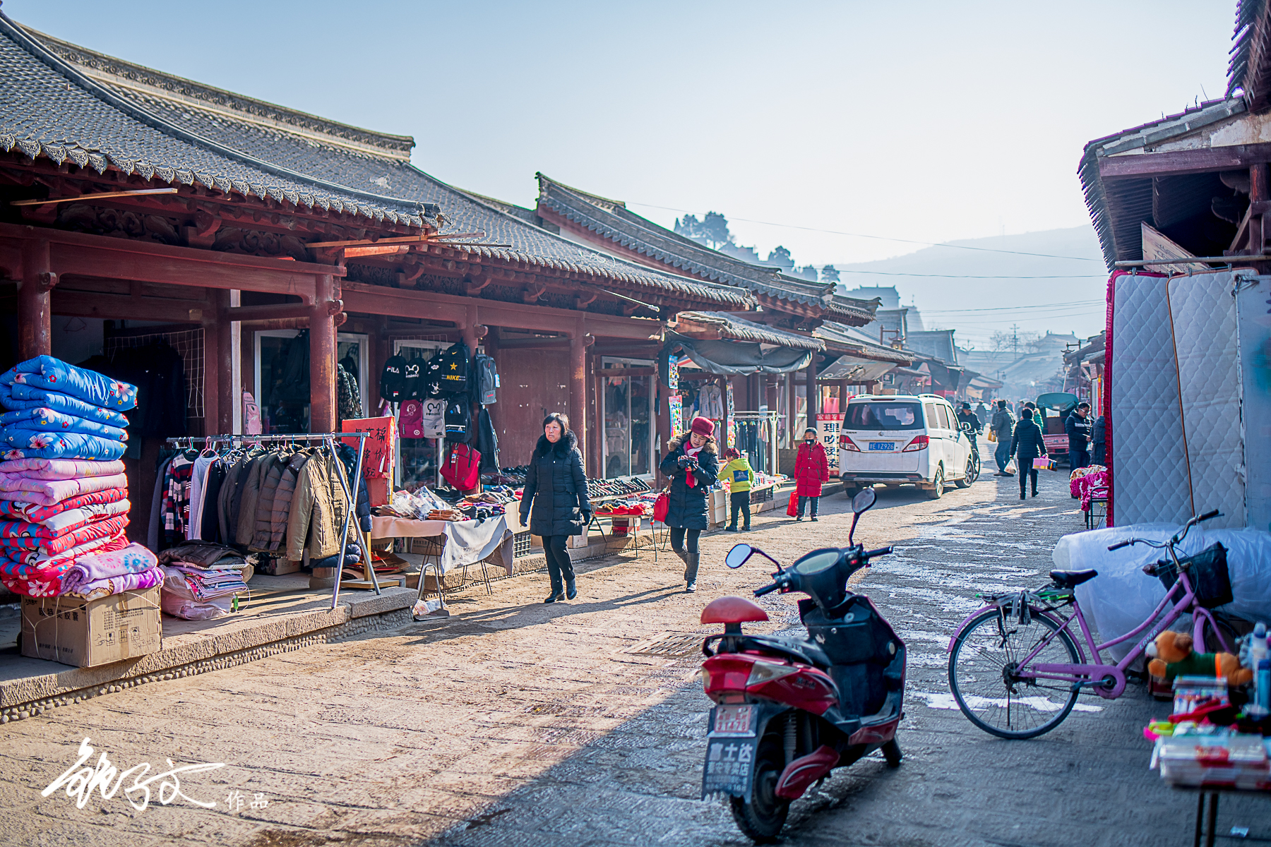 是经历800年风霜的甘肃秦安县明清古建筑一条街—明清街.