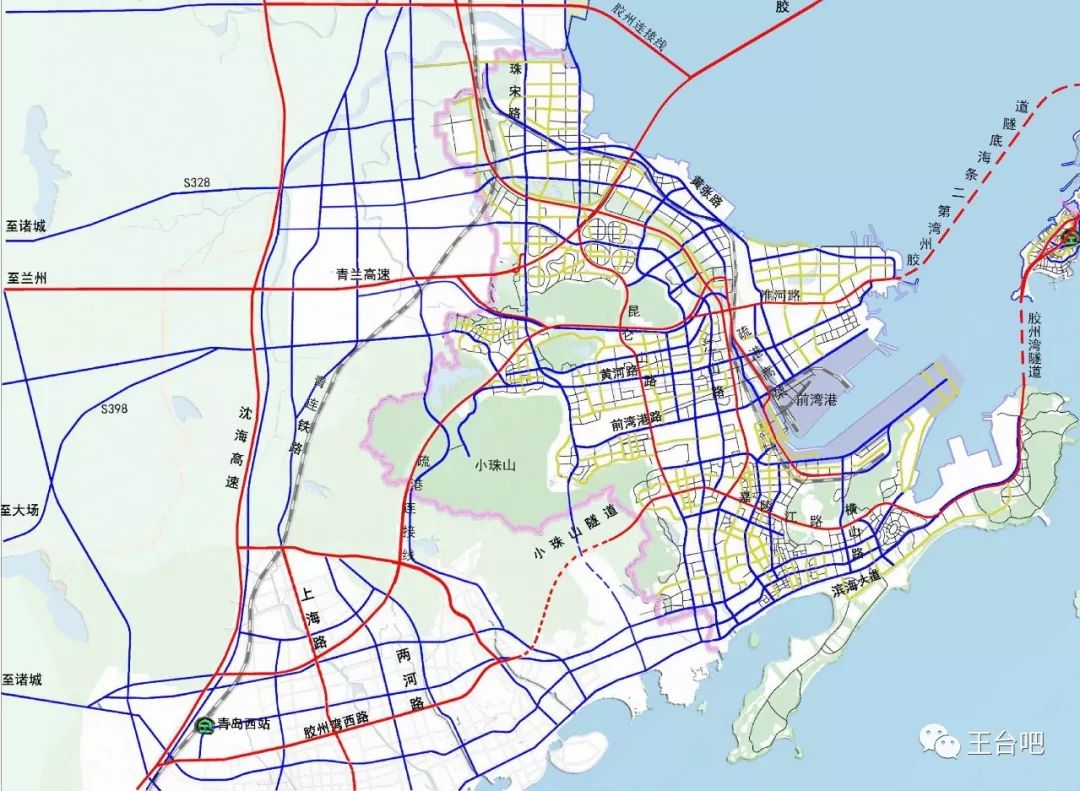 《青岛市中心城区道路网规划》发布,王台未来将有多条