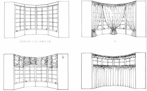 不同窗型窗帘的设计解决方案