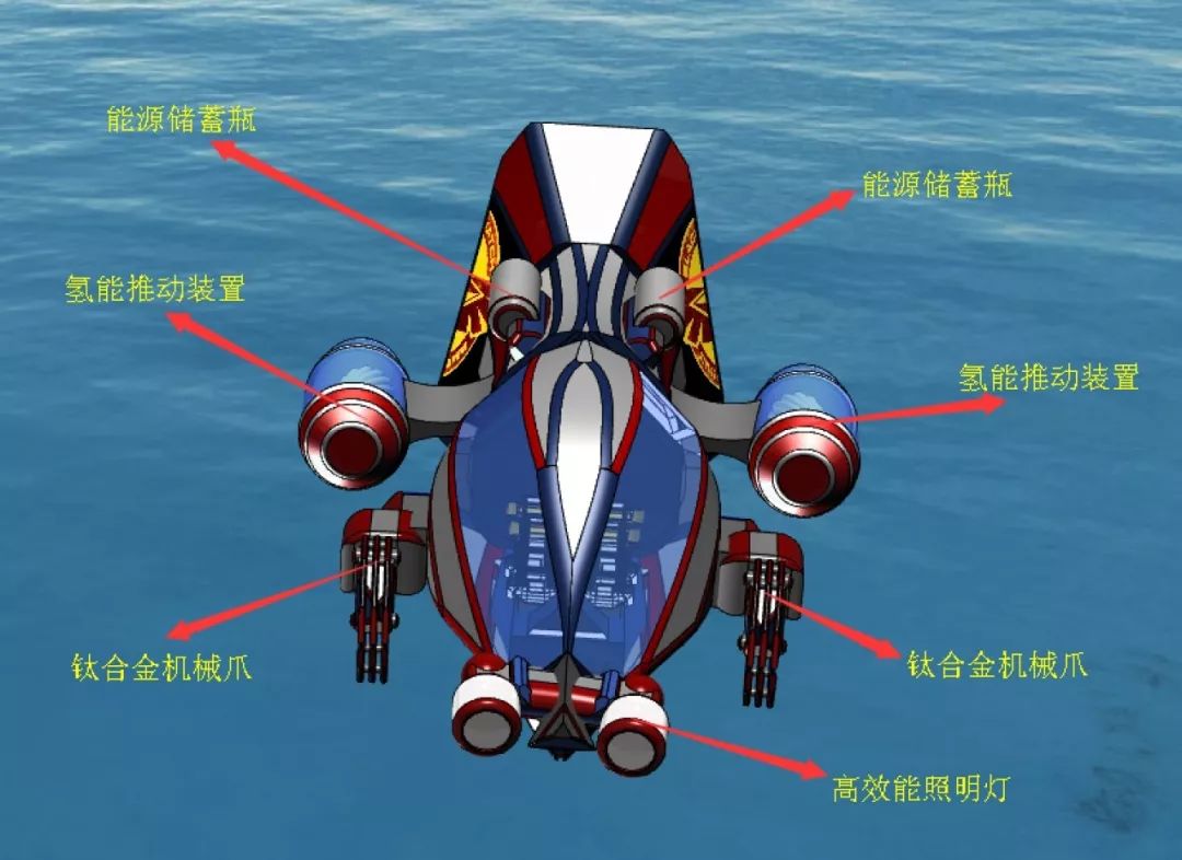 【贵州省3d创意设计大赛一等奖精选视频(10)】"渊龙"号探索型潜艇
