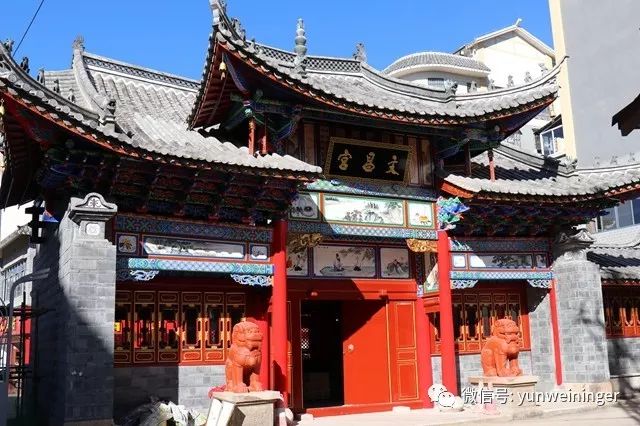 文昌宫,始建于清道光二十三年(1843年,目前重新进行了修缮.