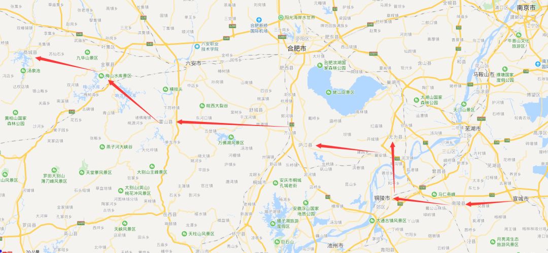 九横"高速公路网规划中的重要联络线之一,起于宣城,经南陵,铜陵,无为