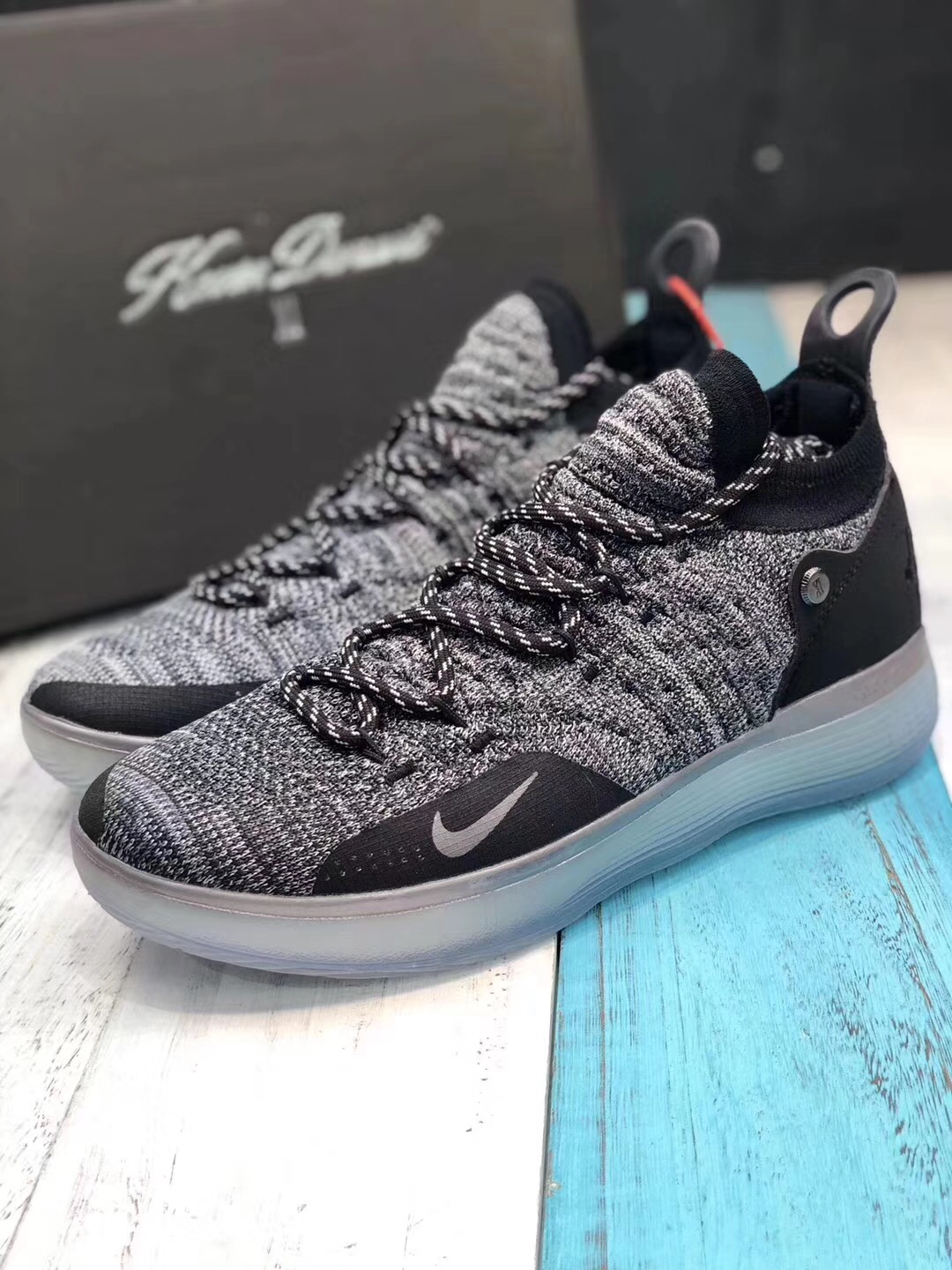 nike zoom杜兰特flyknit 编织鞋面