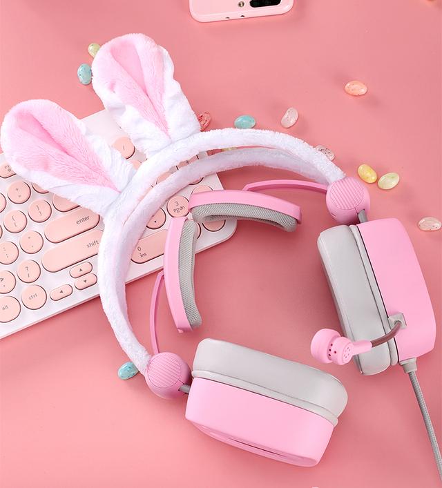 女主播裝萌神器｜西伯利亞S21少女版Pink遊戲耳機上市 科技 第3張