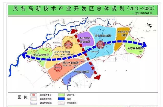 城美茂名:茂名高新区最新总体规划