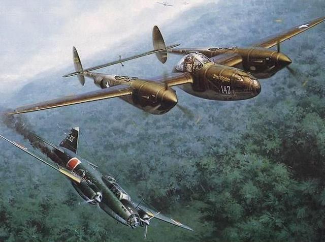 二战中日军大将乘坐飞机被美军击落，临死前还要摆个POSE
