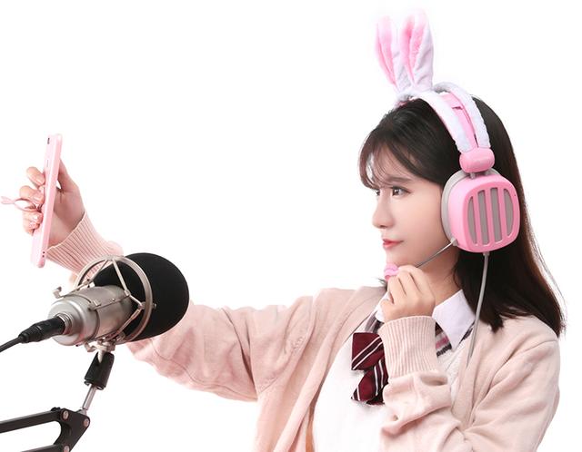 女主播裝萌神器｜西伯利亞S21少女版Pink遊戲耳機上市 科技 第2張