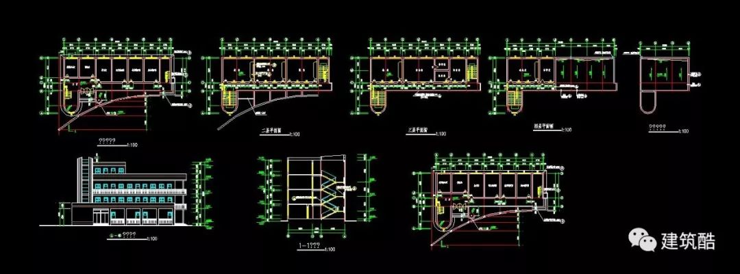 精选学校建筑sucad合集