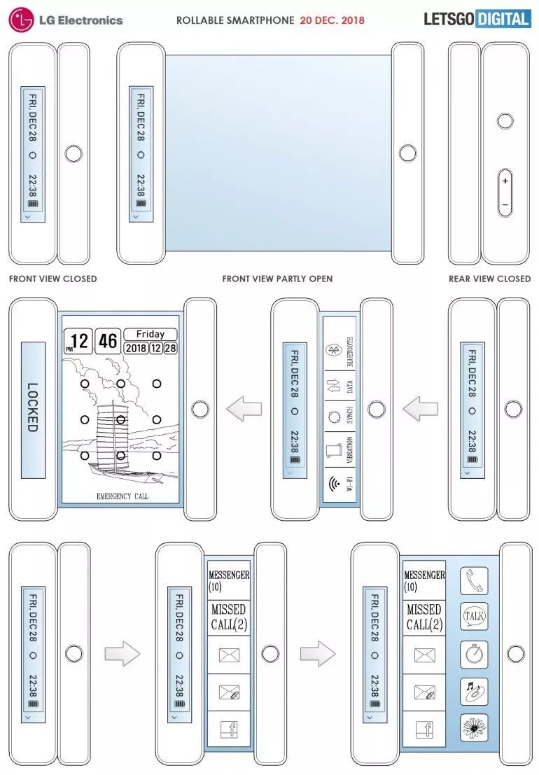 「科技V報」華為P30 Pro渲染圖曝光相機超強悍；LG手機新專利曝光宛如畫卷-20181229 科技 第10張