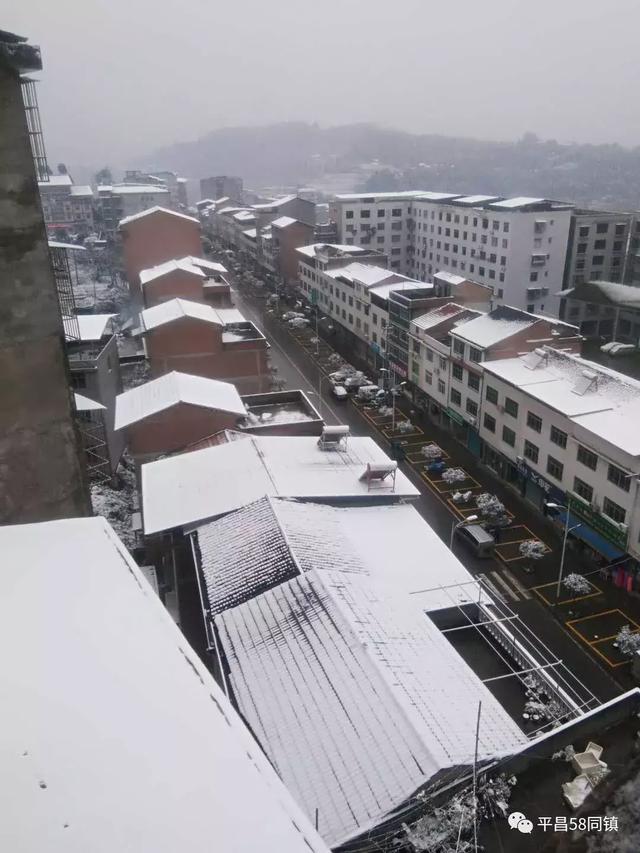 纷纷雪花飘洒平昌:各乡镇雪景曝光,把人冻美了