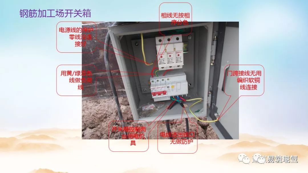 电气百科现场电箱图解值得收藏