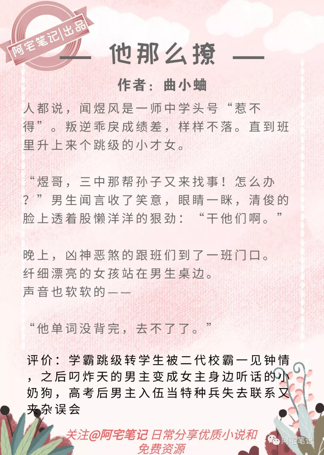 精心整理4本男主是校霸的小说白日梦我最近备受追捧