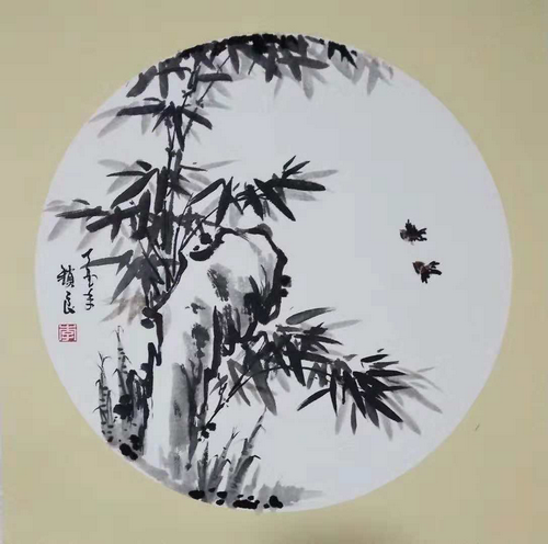 中国名家推荐—任丘花鸟名家李锁良卡纸小品画赏析