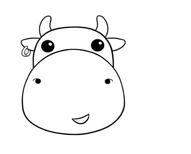 兴宏信亲子简笔画 | 可爱的小牛来啦,小盆友们画起来啦
