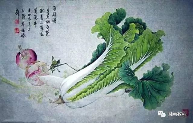 国画100幅白菜画百看不厌