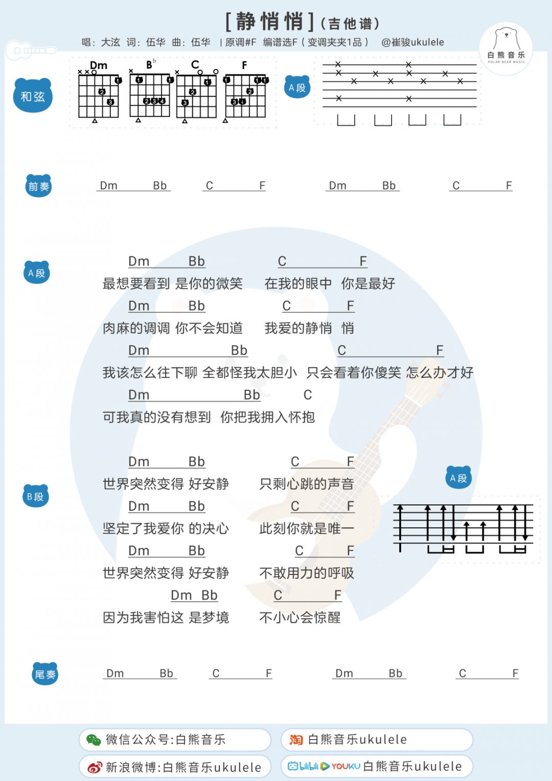 慢慢喜欢你尤克里里简谱_尤克里里喜欢你简谱(3)