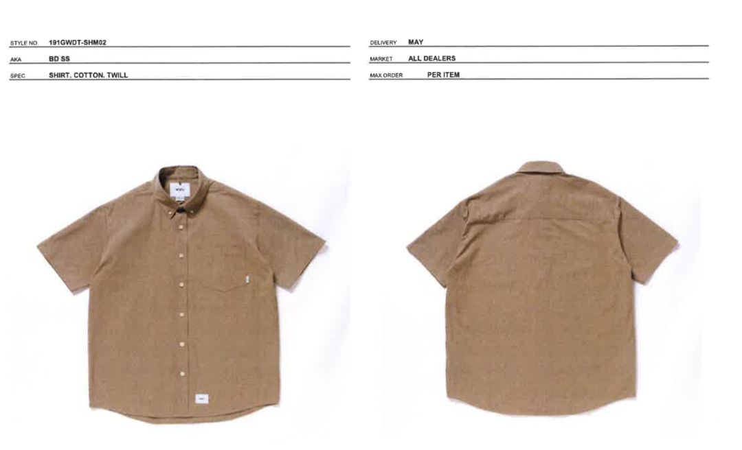 WTAPS 2019SS春夏型录LOOKBOOK公开_手机搜狐网