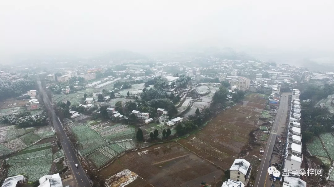 航拍盐亭各乡镇景区梦幻雪景每一张都美得令人心醉