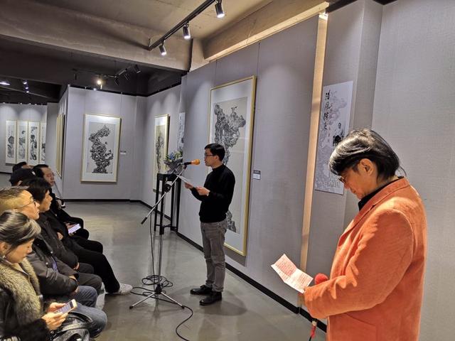 清风徐来清华美院书画高研班孟庆峰先生花鸟画展隆重开幕