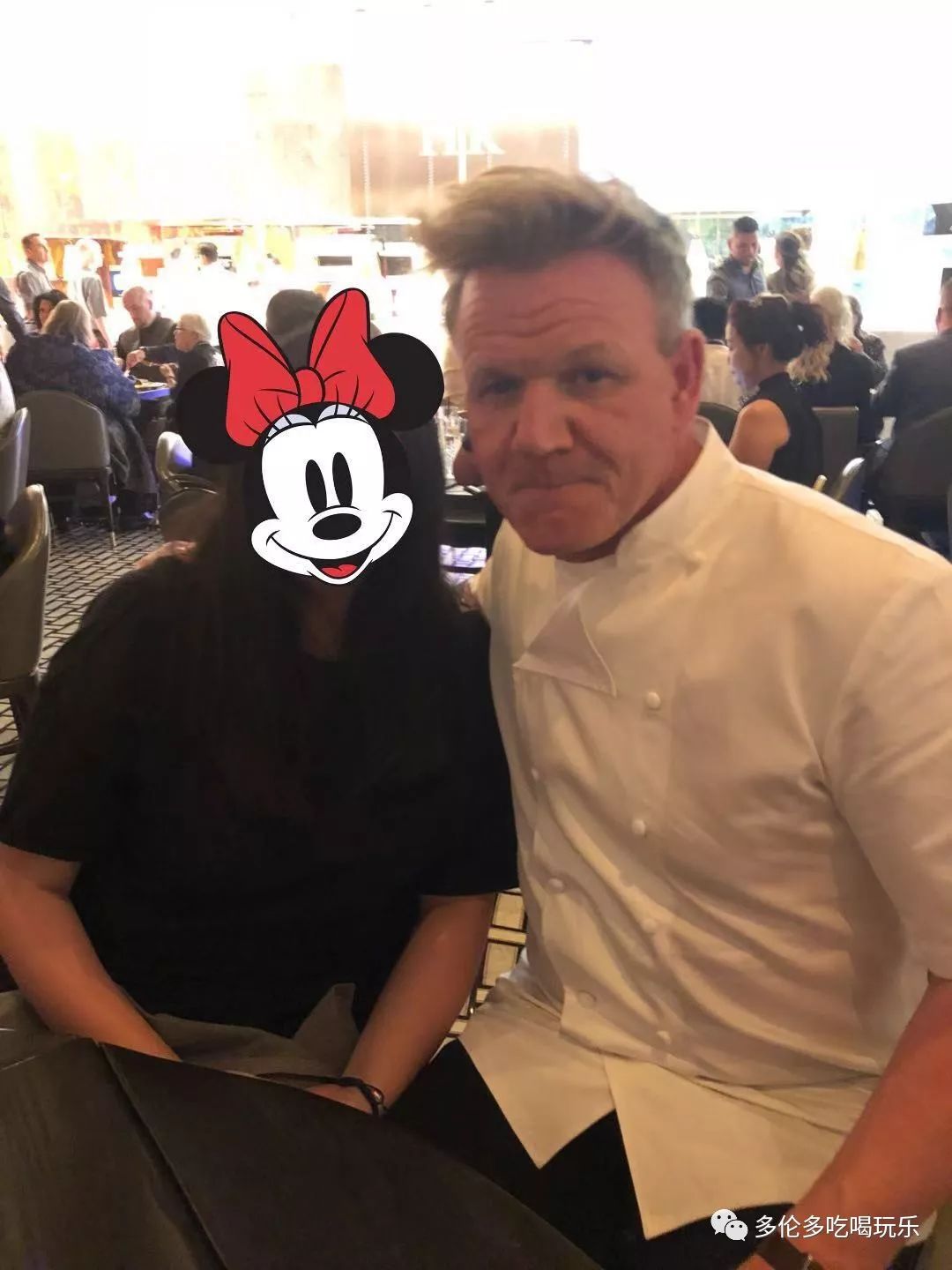 vegas参加当地最大的美食节,与 知名厨师gordon ramsay,graham elliot