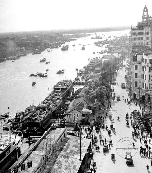 老照片1949年的广州旧影110幅