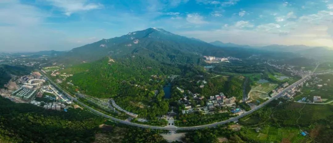 惠州市罗浮山古道全景