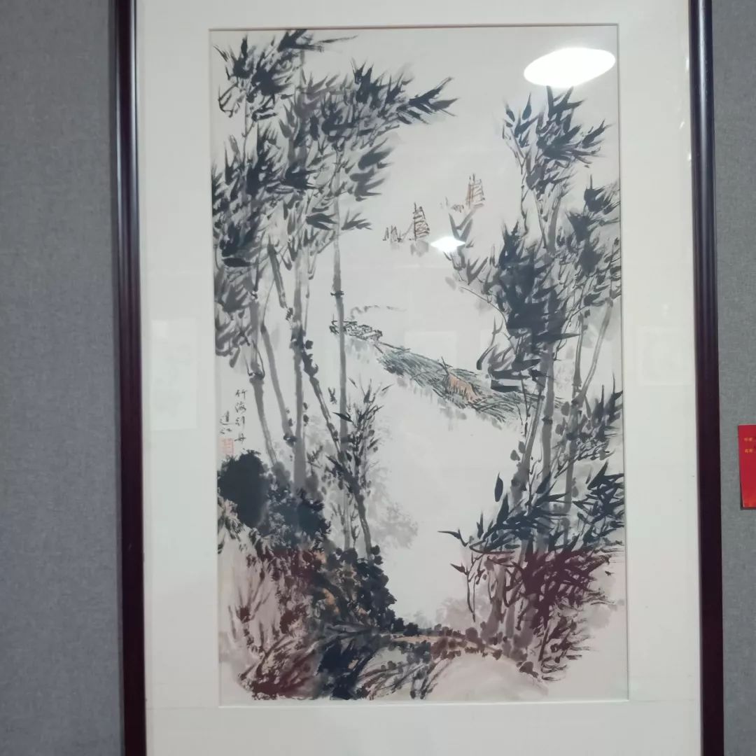 现场作品图片欣赏(排名不分先后:展览现场掠影:梁元,刘达江,华士清