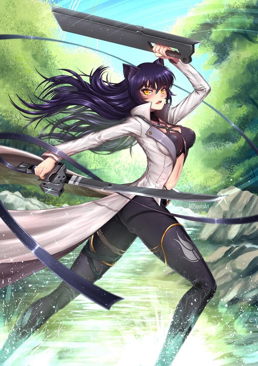 卷发少女,blake belladonna(rwby)介绍