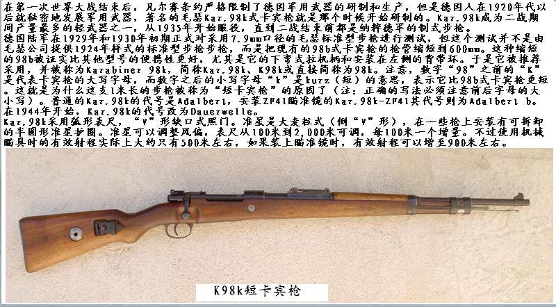 教你辨别火爆全球的大名鼎鼎kar-98k,附带精美收藏级美图