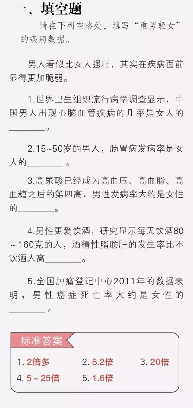 2019男性健康測試卷，您的身體健康情況一測便知 健康 第2張