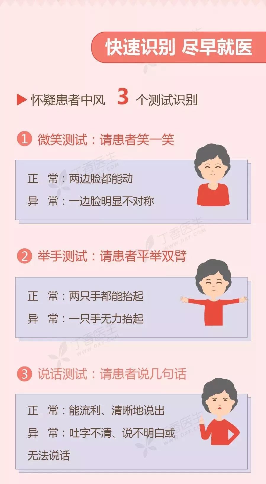 中风的 3 个前兆，一定要提醒长辈注意